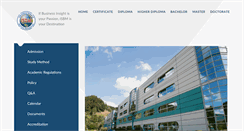 Desktop Screenshot of isbm-school.com